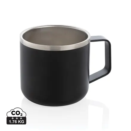 Stainless steel camp mug - XD Connects promotional product, branded with your logo