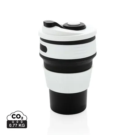 Foldable silicone cup - XD Connects promotional product, branded with your logo