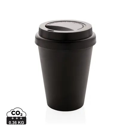 Reusable double wall coffee cup 300ml - XD Connects promotional product, branded with your logo