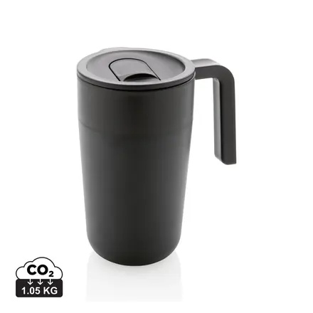 GRS Recycled PP and SS mug with handle - XD Connects promotional product, branded with your logo