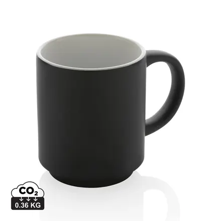 Ceramic stackable mug 180ml - XD Connects promotional product, branded with your logo