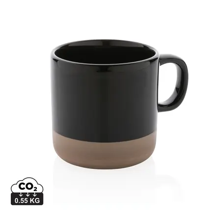 Glazed ceramic mug 360ml - XD Connects promotional product, branded with your logo