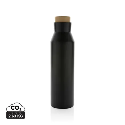 Gaia RCS certified recycled stainless steel vacuum bottle - XD Connects promotional product, branded with your logo