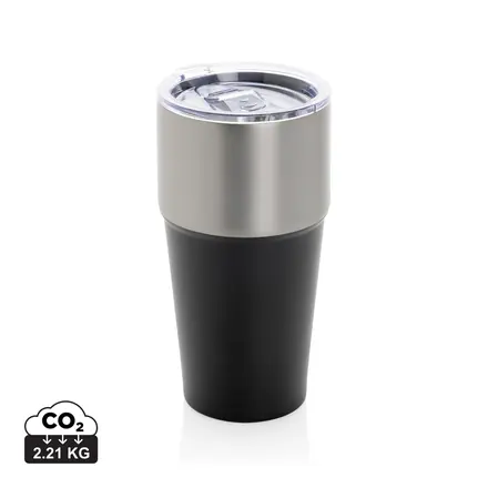 Fluid RCS certified recycled steel tumbler 500ml - XD Connects promotional product, branded with your logo