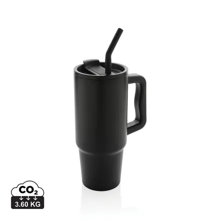 Embrace deluxe RCS recycled stainless steel tumbler 900ml - XD Connects promotional product, branded with your logo