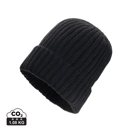 Kennedi AWARE™ Polylana® beanie with large rib - XD Connects promotional product, branded with your logo