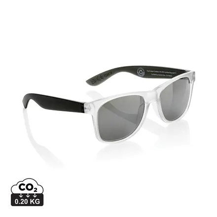Gleam RCS recycled PC mirror lens sunglasses - XD Connects promotional product, branded with your logo