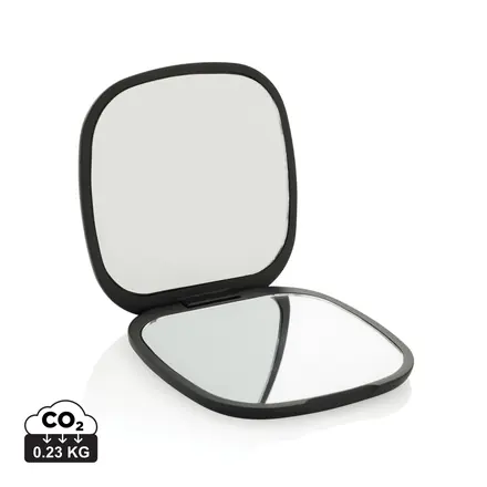 Reflecta RCS recycled plastic make-up mirror - XD Connects promotional product, branded with your logo