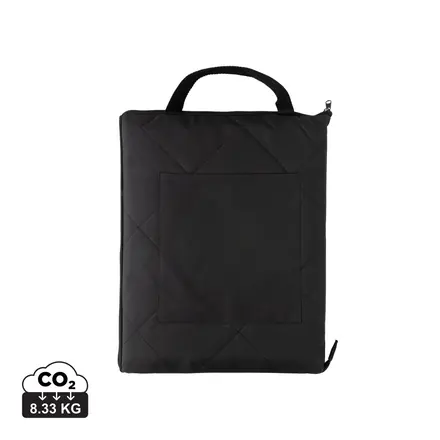 Impact Aware™ RPET foldable quilted picnic blanket - XD Connects promotional product, branded with your logo