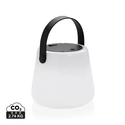 SolarGlow RCS recycled ABS USB-rechargeable outdoor light - XD Connects promotional product, branded with your logo