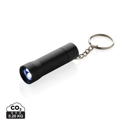 Flash RCS recycled aluminium keychain torch - XD Connects promotional product, branded with your logo
