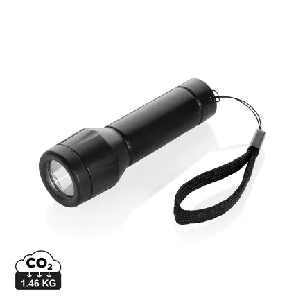Flara RSC recycled plastic USB-rechargeable torch - XD Connects promotional product, branded with your logo
