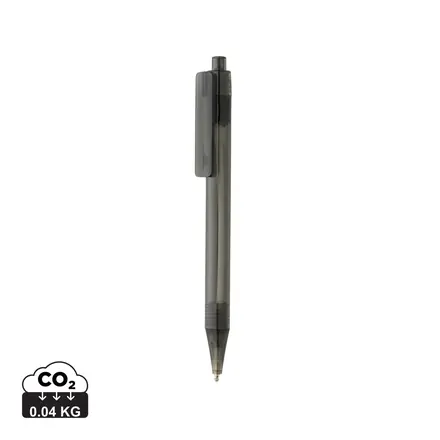 GRS RPET X8 transparent pen - XD Connects promotional product, branded with your logo