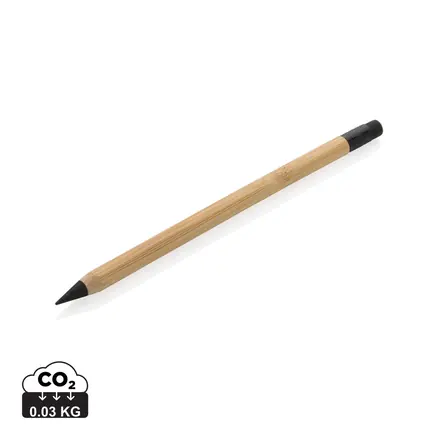 Bamboo infinity pencil with eraser - XD Connects promotional product, branded with your logo