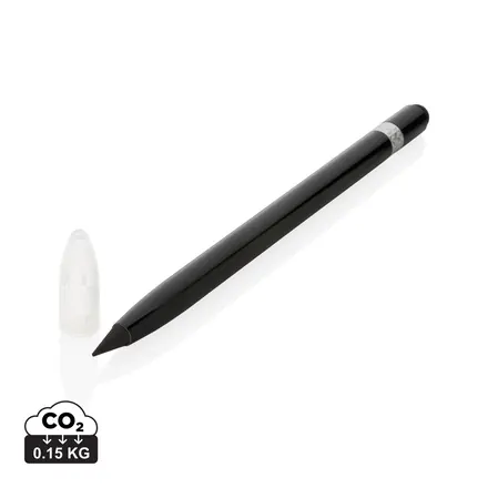 Aluminium inkless pen with eraser - XD Connects promotional product, branded with your logo