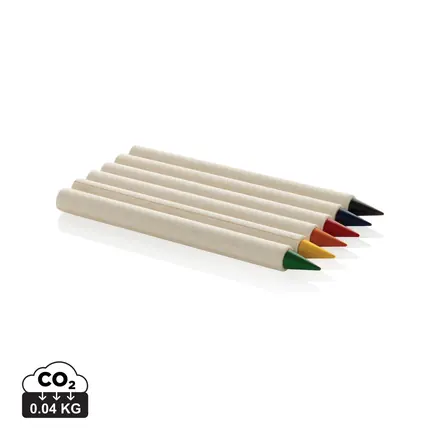 Micki GRS infinity 6pc colouring pencil set - XD Connects promotional product, branded with your logo