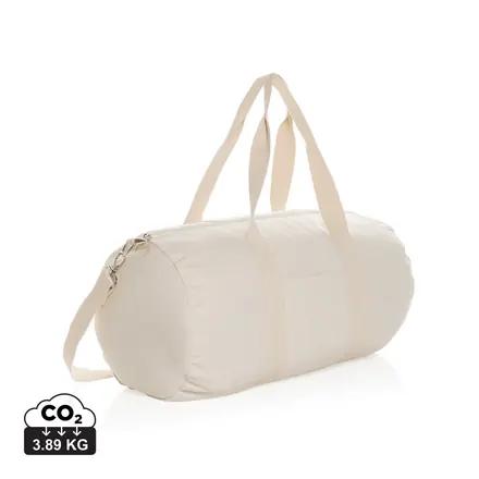 Impact Aware™ 285gsm rcanvas duffel bag undyed - XD Connects promotional product, branded with your logo