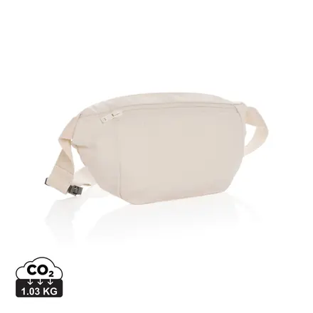 Impact AWARE™ 285gsm rcanvas hip bag undyed - XD Connects promotional product, branded with your logo