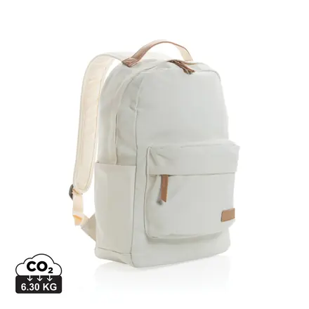 Impact AWARE™ 16 oz. recycled canvas backpack - XD Connects promotional product, branded with your logo