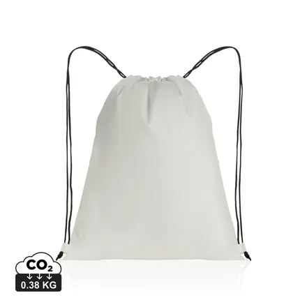 Impact AWARE™ RPET 190T drawstring bag - XD Connects promotional product, branded with your logo