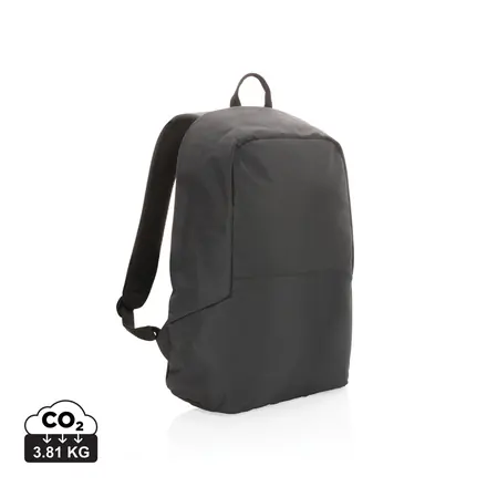 Impact AWARE™ RPET anti-theft backpack - XD Connects promotional product, branded with your logo