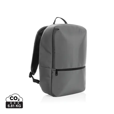 Impact AWARE™ 1200D Minimalist 15.6 inch laptop backpack - XD Connects promotional product, branded with your logo