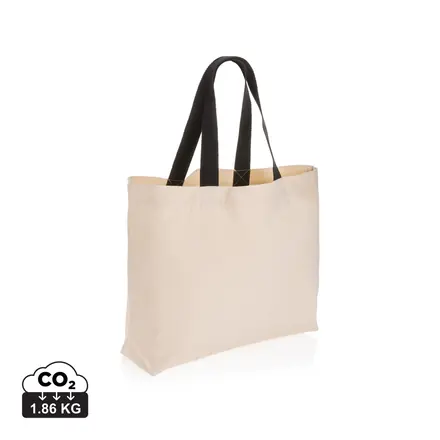 Impact Aware™ 240 gsm rcanvas large tote undyed - XD Connects promotional product, branded with your logo