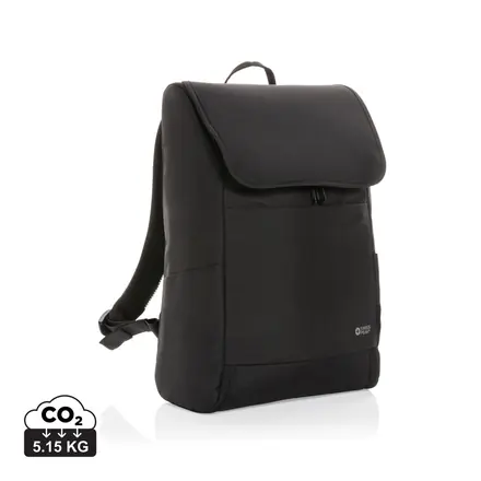 Swiss Peak Fern AWARE™ RPET all over zipper 15.6" backpack - XD Connects promotional product, branded with your logo