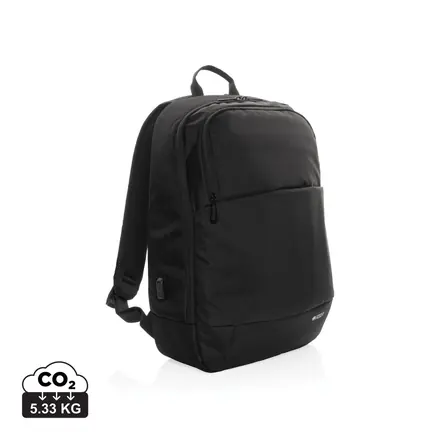 Swiss Peak AWARE™ modern 15.6" laptop backpack - XD Connects promotional product, branded with your logo