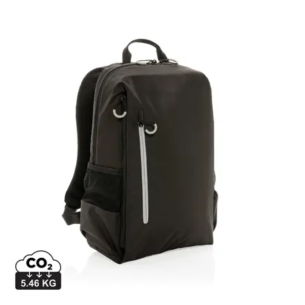Impact AWARE™ Lima 15.6' RFID laptop backpack - XD Connects promotional product, branded with your logo