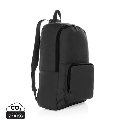 Dillon AWARE™ RPET foldable classic backpack - XD Connects promotional product, branded with your logo