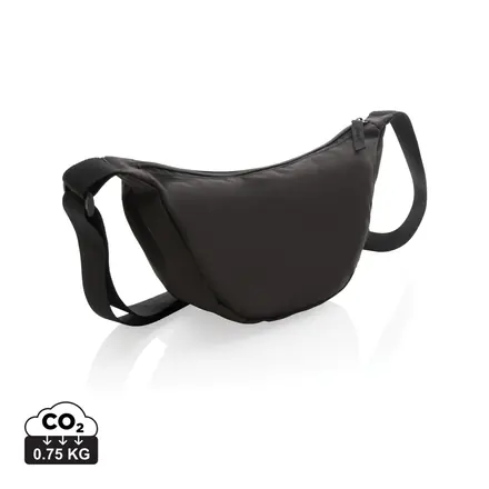 Crescent AWARE™ RPET half moon sling bag - XD Connects promotional product, branded with your logo