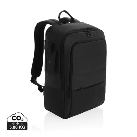 Armond AWARE™ RPET 15.6 inch deluxe laptop backpack - XD Connects promotional product, branded with your logo