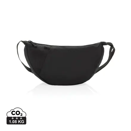 Crescent XL AWARE™ RPET half moon sling bag - XD Connects promotional product, branded with your logo