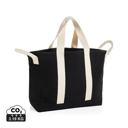 BEAU AWARE™ Beach bag 400gsm recycled canvas, with side hand - XD Connects promotional product, branded with your logo