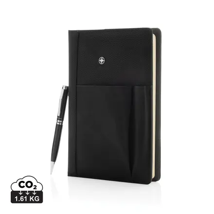 Refillable notebook and pen set - XD Connects promotional product, branded with your logo