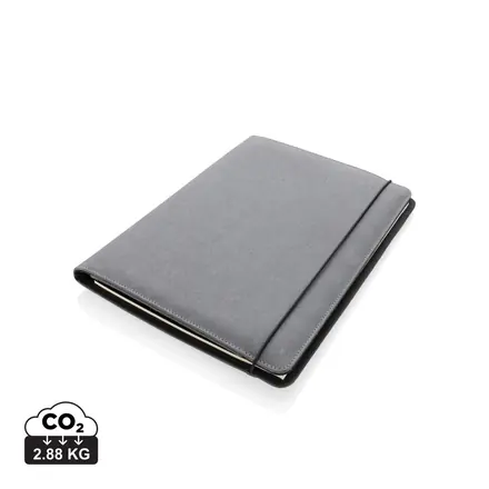 Recycled leather A4 portfolio - XD Connects promotional product, branded with your logo