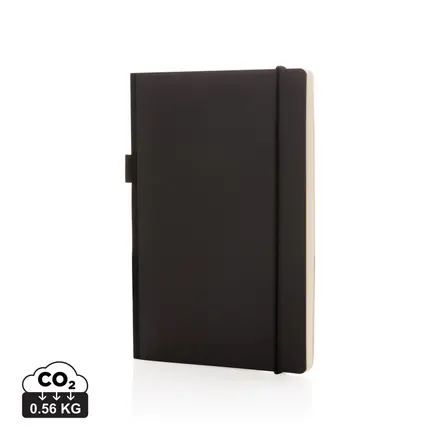 A5 deluxe kraft hardcover notebook - XD Connects promotional product, branded with your logo