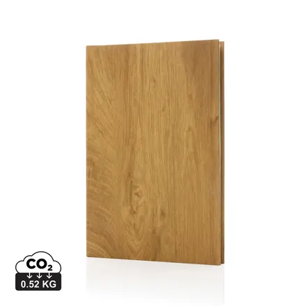 Kavana wood print A5 notebook - XD Connects promotional product, branded with your logo