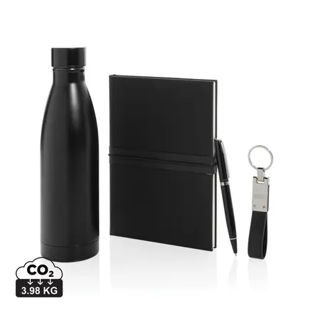 Swiss Peak RCS deluxe business gift set w/ water bottle - branded promotional product