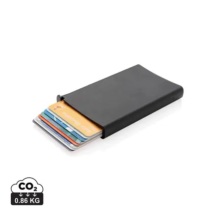 Standard aluminium RFID cardholder - XD Connects promotional product, branded with your logo