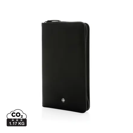 Swiss Peak Heritage RCS rPU RFID travel wallet - XD Connects promotional product, branded with your logo