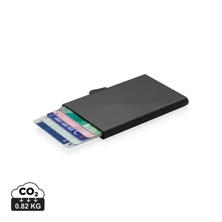 C-Secure aluminium RFID card holder - XD Connects promotional product, branded with your logo