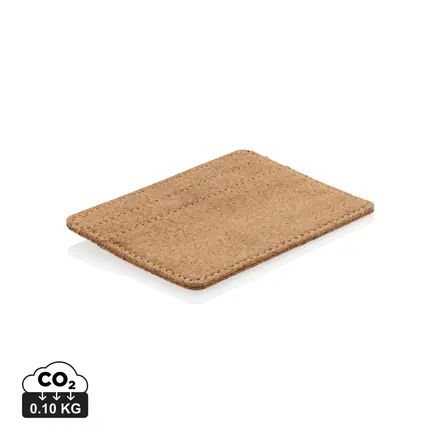 Cork secure RFID slim wallet - XD Connects promotional product, branded with your logo