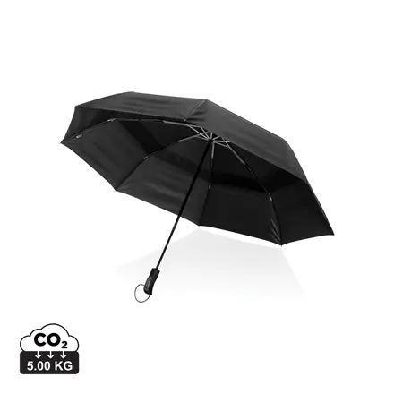 Swiss Peak Aware™ Tornado 27” pocket storm umbrella - branded promotional product