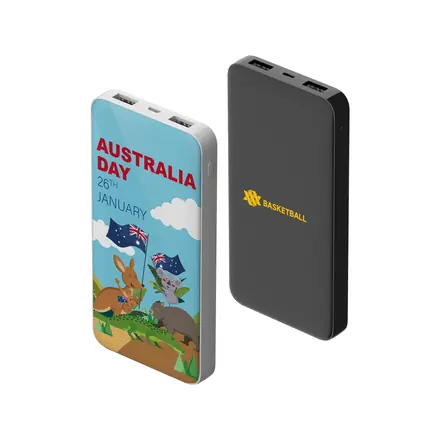10000mAh Slim Power Bank - branded promotional product