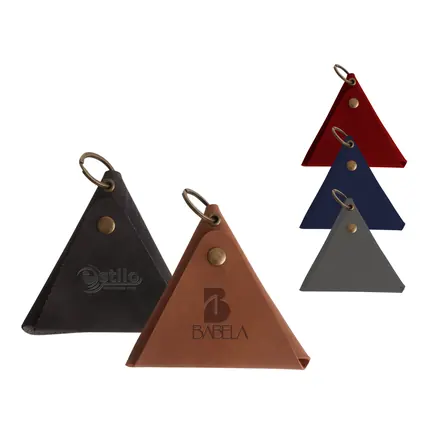 Triangle Coin Holder - branded promotional product