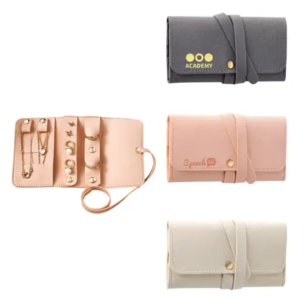 Synthetic Leather Jewellery Bag - branded promotional product