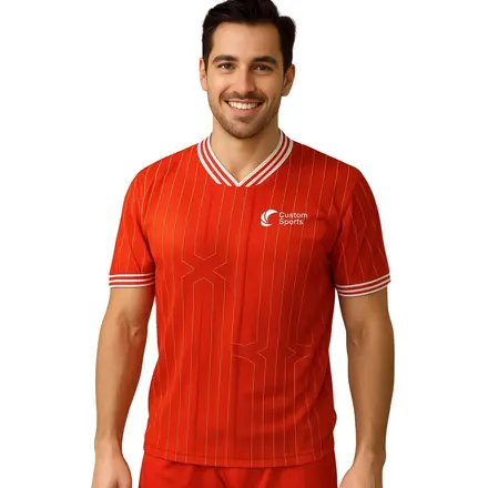 100% Polyester Sublimated Breathable V-Neck Raglan T-shirt - branded promotional product