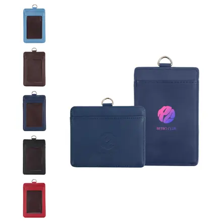Leather Card Holder - branded promotional product
